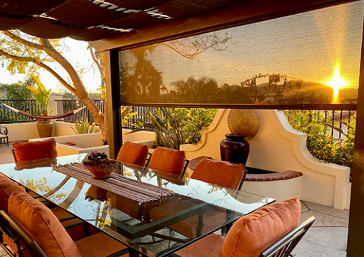 Импорт рулона крыльца и жалюзи и оттенки патио от производителя Китая