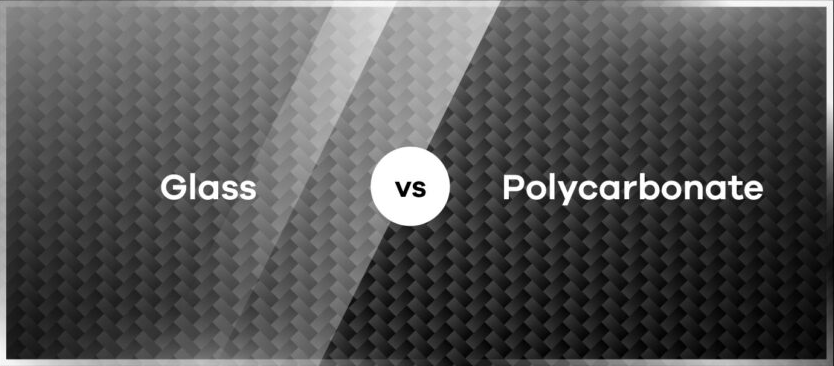лист поликарбоната против стекла