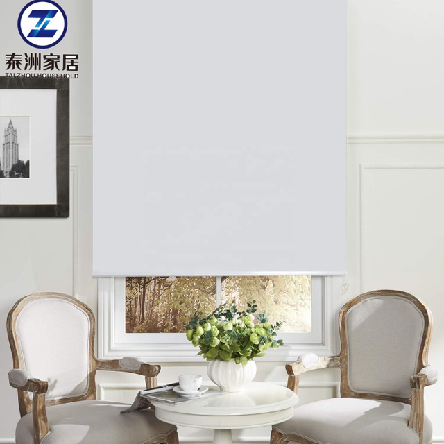 Интерьер моторизованный солнцезащитный крем -ткань оттенок ролика