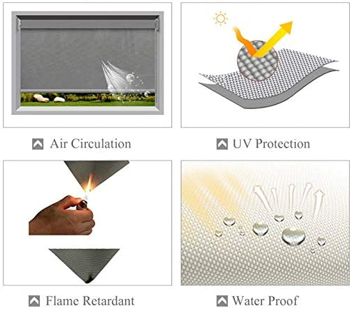 Солнечные роликовые оттенки