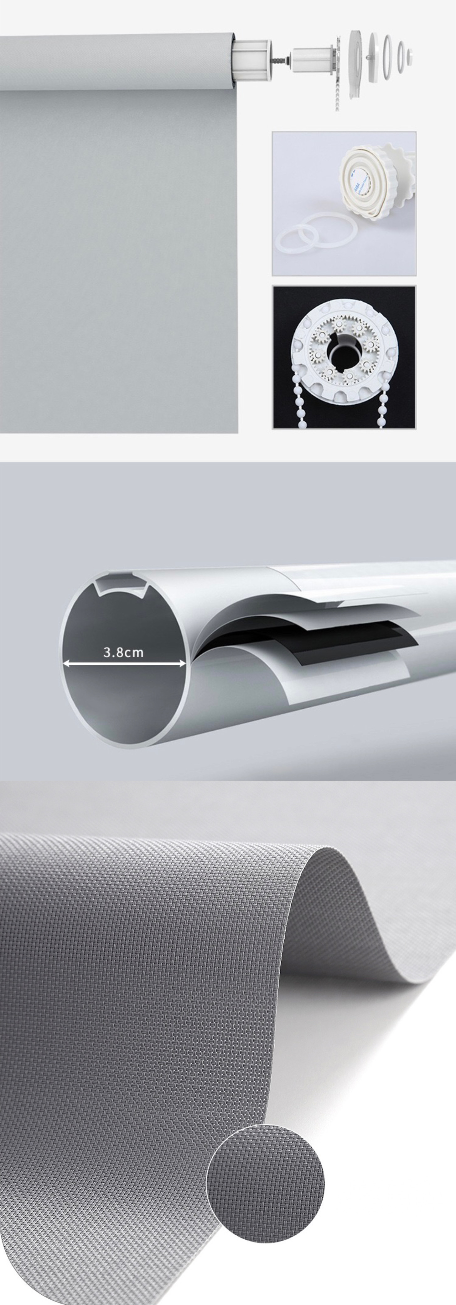 Blackout Roller Shade непрерывная цепочка петли