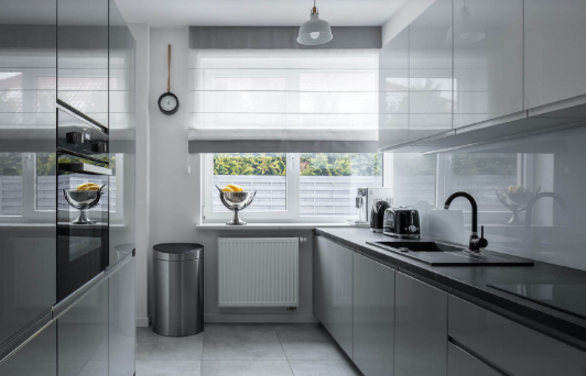 Бархатные римские жалюзи