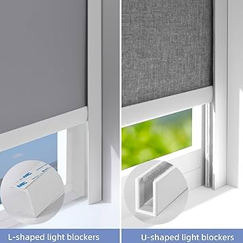 100% Blackout U -образные блокировщики ПВХ -блокировщика