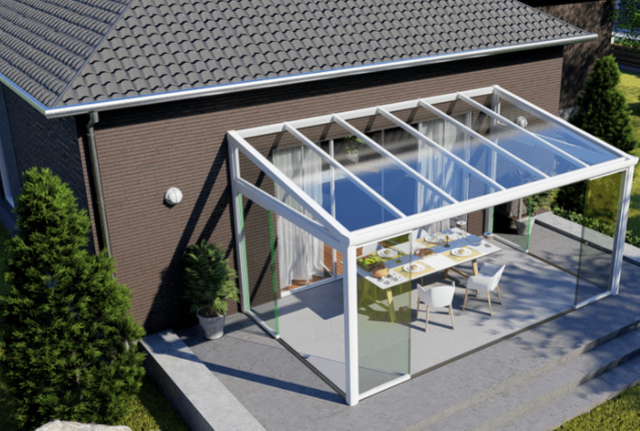 Стеклянная крыша алюминиевая патио Pergola