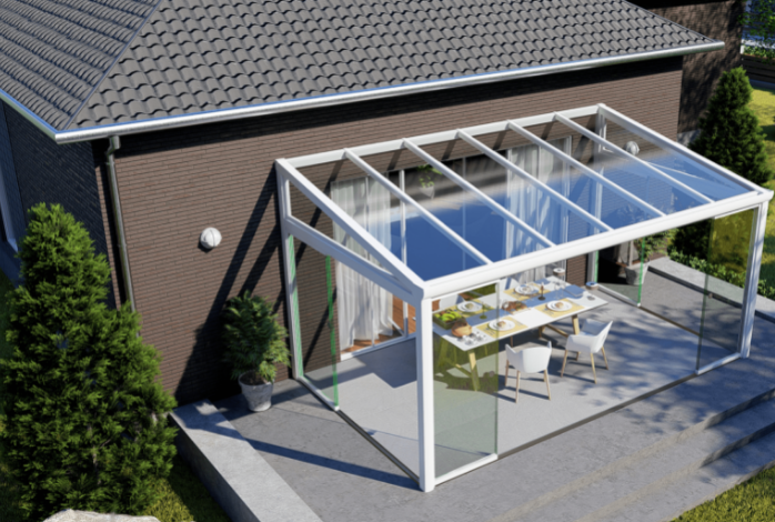 Стеклянная крыша алюминиевая патио Pergola