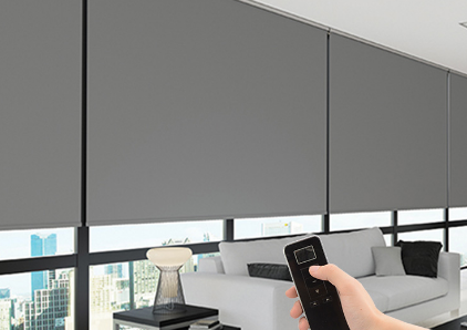 электрические рулонные шторы
