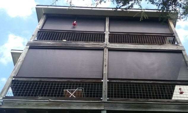 Blackout Roller Shades с боковыми дорожками 