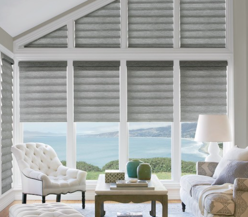 Угловые оттенки окон