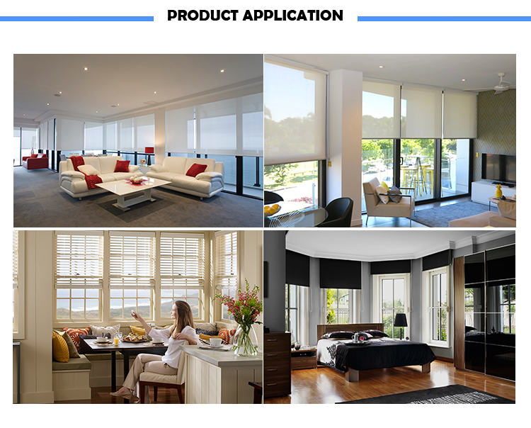 Интерьер батареи моторизованный роликовый оттенок для домашнего отеля (беспроводной)